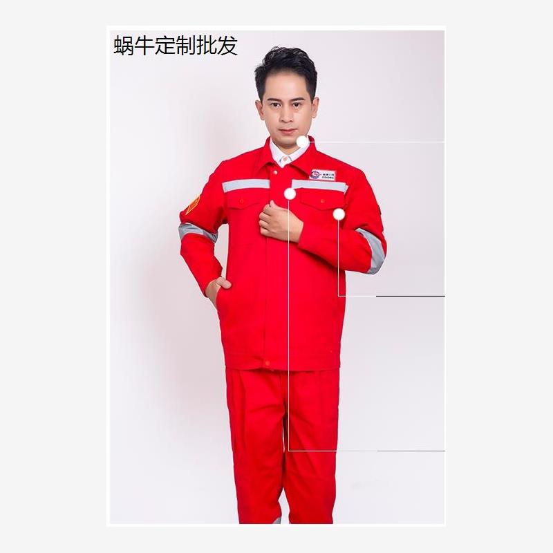 包邮棉工作服男女劳保服