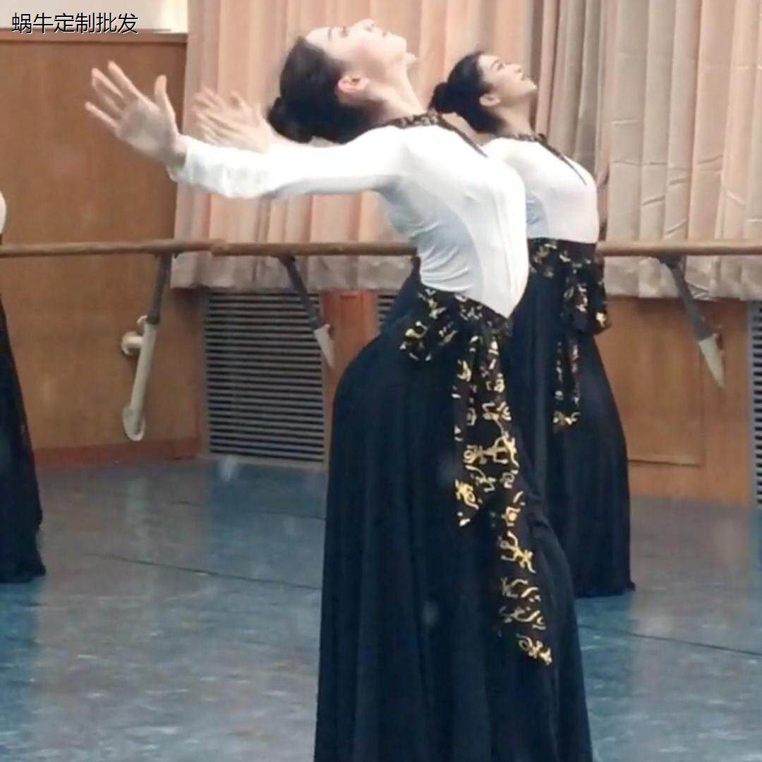 绝美蒙古服饰女古典舞蹈