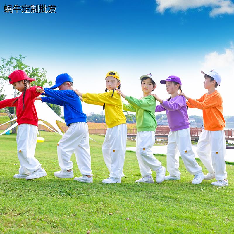 儿童啦啦队演出服糖果彩