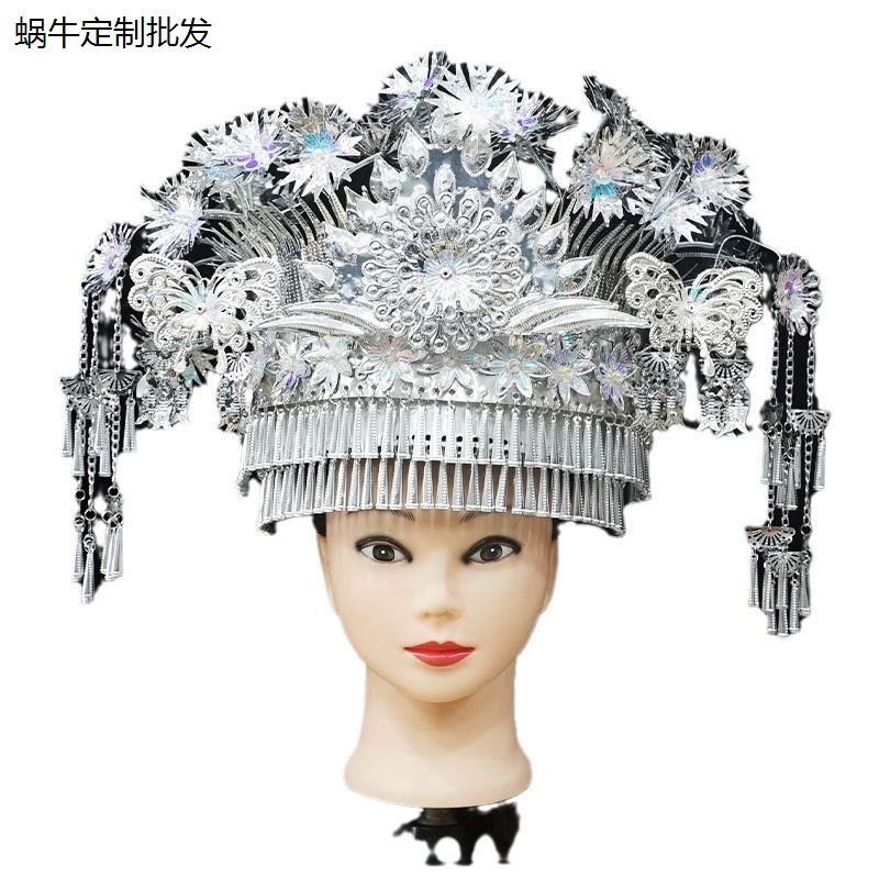 苗族民族风成人款头饰摄