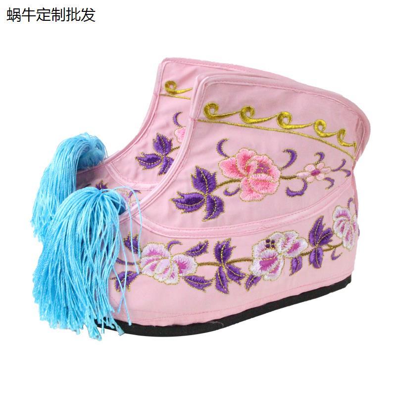中国风绣花鞋戏曲鞋靴汉