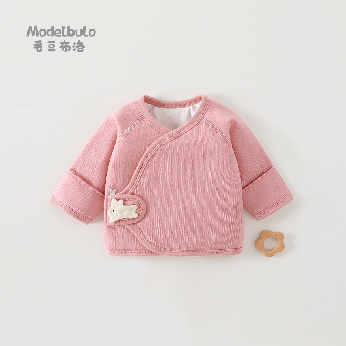 宝宝夹棉40克纯棉a类无骨半背衣