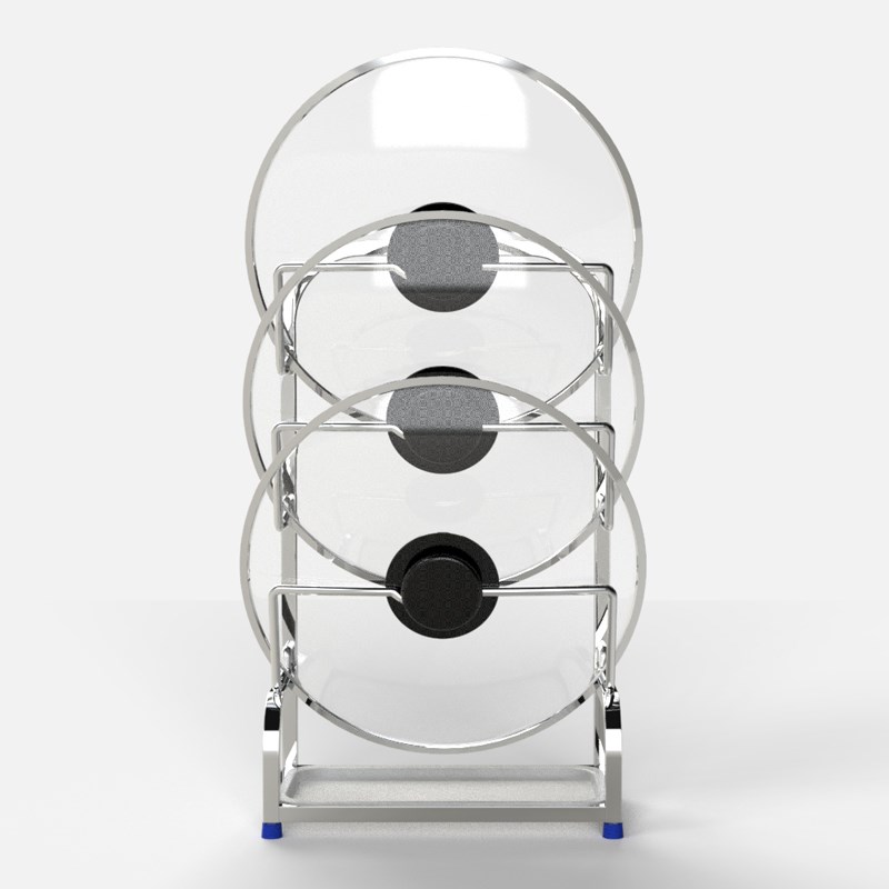 304不锈钢锅盖架厨房置物架台面砧板架多功能厨具收纳架新北秦