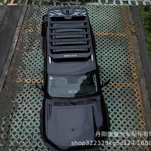 跨境JETOUR T2车顶平台适用于捷途旅行者行李架 行李框 爬梯 书包