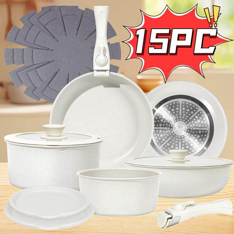 H 84101 Maifan stone cookware set 麦饭石锅具套装跨境速卖