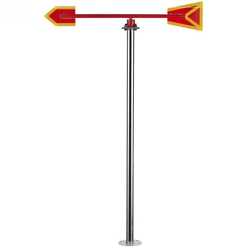 不锈钢风向标风速仪户外夜光反光旋转屋顶金属标杆标准过安检验厂