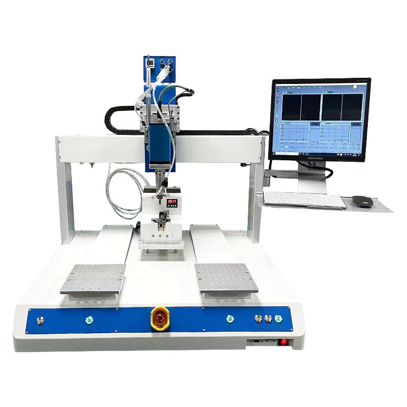 工厂定 制自动螺丝机吸附式流水线打螺丝机桌面式视觉智能螺丝机