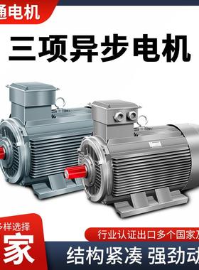 三相异步电动机6极1.1W5.5W7.5W37W轴电机全铜绕线