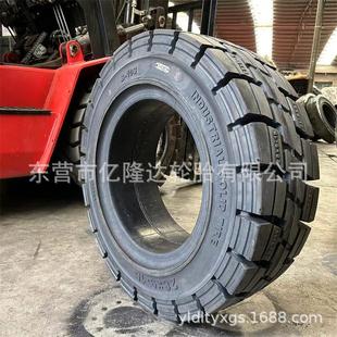 合力杭叉3吨叉车轮胎充气 实心轮胎6.50 15玲珑叉车轮胎