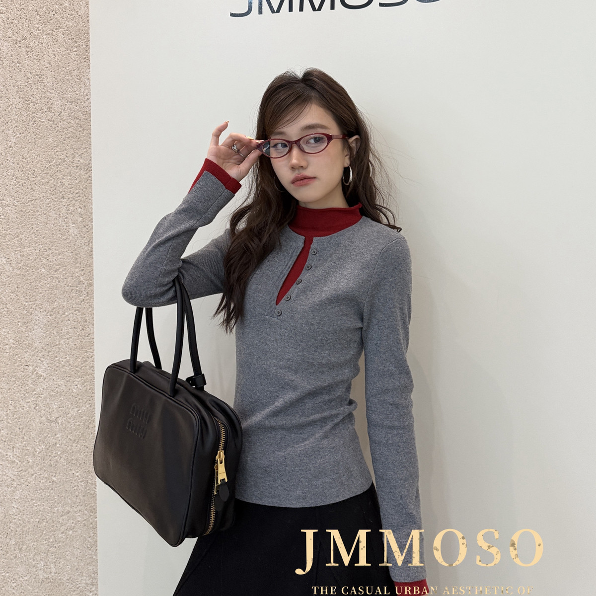 ZY GODDESS-件叠穿设计层次感中高领百搭针织衫（含30羊毛）JQ315