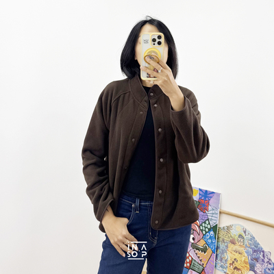 25冬日系休闲摇粒绒开衫短外套