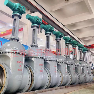 DN300锅炉电站高温电动闸阀 16C 配套多回转电动执行器 Z941H