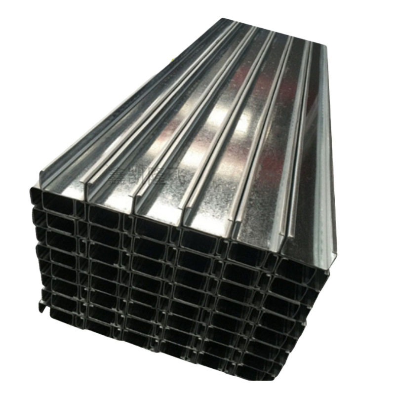 吴家山钢材出售 冷弯型钢120*60*20*2.5建筑横梁支撑 镀锌C型钢