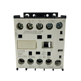 LC1K1210小型交流接触器 3P+NO 常开辅助12A常用电压AC24V 220V