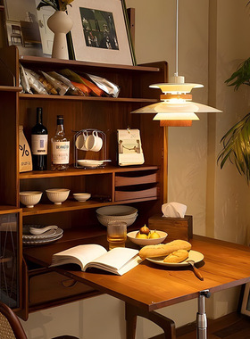 灯具餐厅吊灯丹麦Merce胡桃木烤漆创意PH设计师北欧中岛吧台单ro