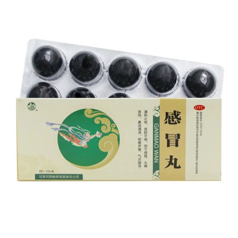 河西 感冒丸 9g*10丸 感冒头痛发热鼻流清涕咳嗽声重气逆喘急
