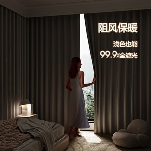 保暖防风门帘2024新款 全遮光冬季 卧室房间家用隔断帘遮挡帘子