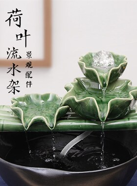 优选流水摆件转运珠风水球室内喷泉水景鱼缸上流水台装饰过滤循环