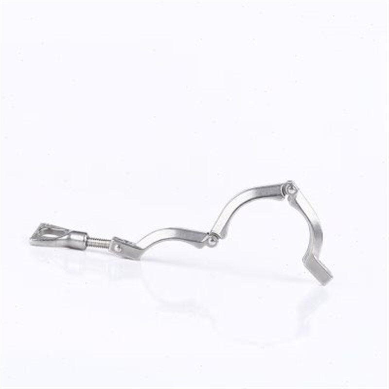 优选ISO不锈钢304快装卡箍管道快卡连接法兰卡盘固定件卫生级抱箍