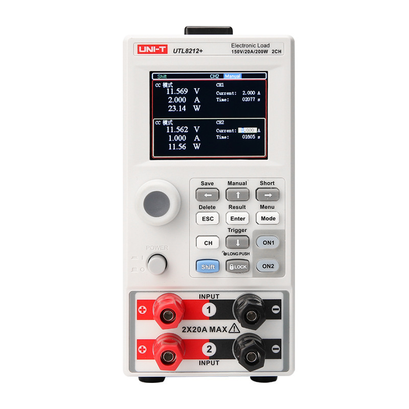 优利德UTL8211+/UTL8212+直流电子负载仪150V电子负载测试仪400W