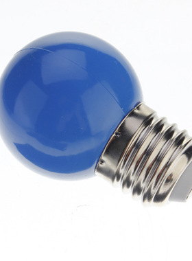 G45彩色泡LED球泡灯3W塑料灯泡红色黄色蓝色绿色E27螺口AC85-265V