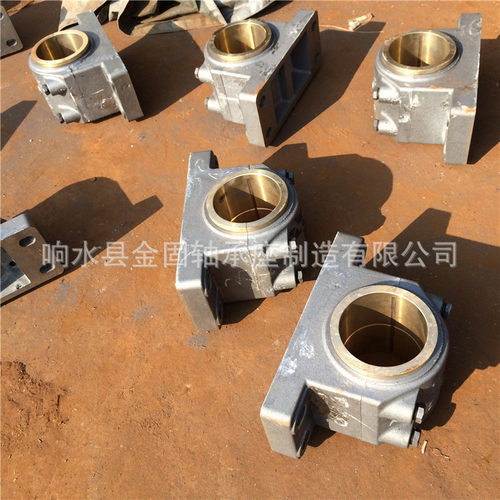 四螺柱正滑动轴承座 H4050滑动轴承座 铜瓦滑动轴承座系列