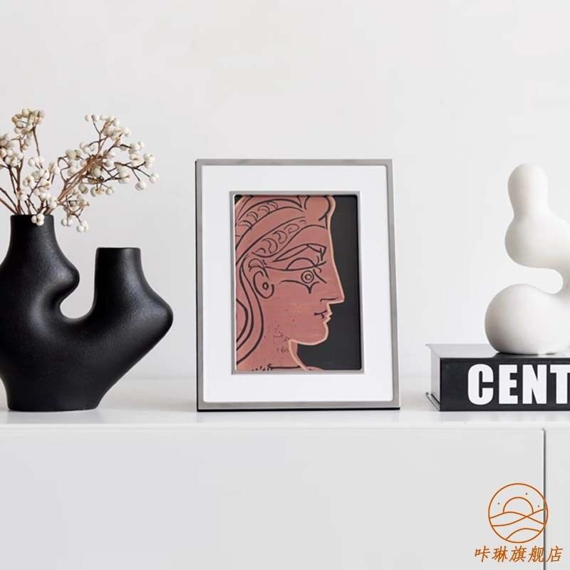 优选侘寂风高级感创意玄关背景墙装饰画小众抽象人物线条卧室客厅,家居饰品,现代装饰画,淘宝优惠券,粉丝福利购,淘宝优惠卷