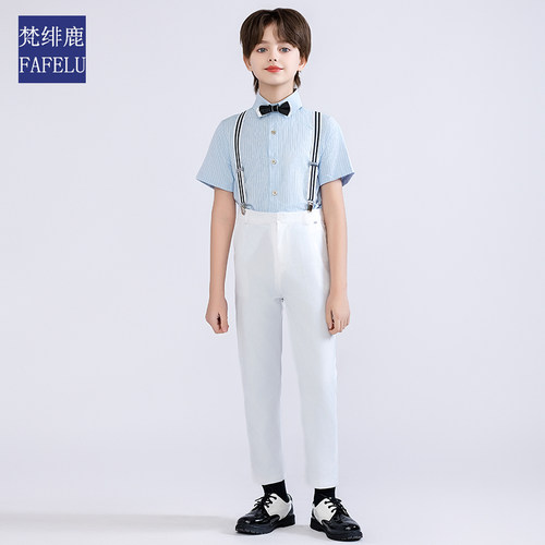 高端时尚气质小男孩小西服