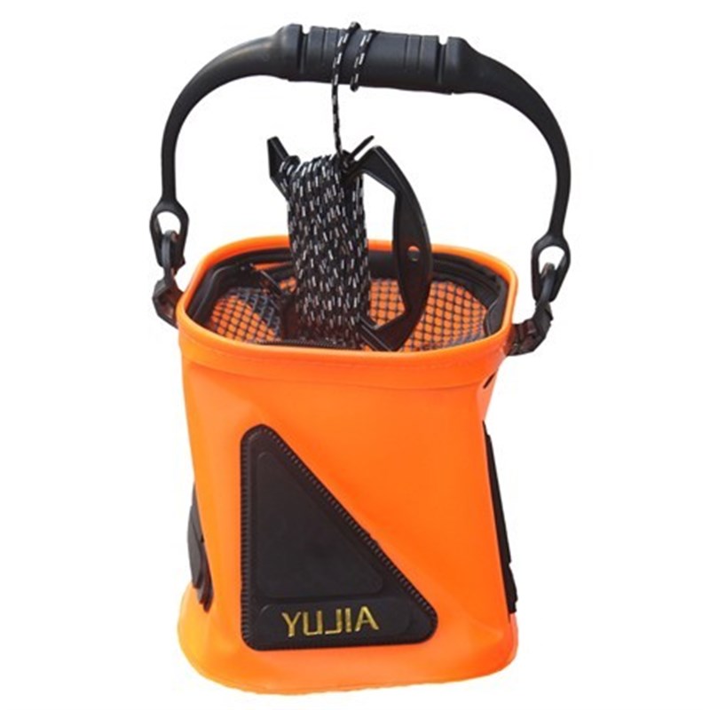 优选玉佳EVA长方形折叠水桶水箱钓箱装鱼桶EVA鱼箱渔护渔具钓鱼水