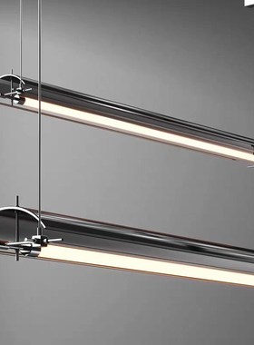 优选设计师蔡烈超餐厅吊灯灯现代极简工作室收银前台吧台一字长条