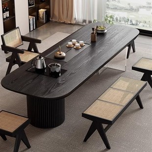 高端原木茶几和椅子组合 茶几 设计师碳 Sabi风格 优选现代Wabi