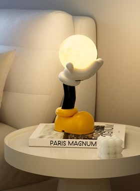 优选温馨台灯奶油风米奇床头卧室家居装饰摆件客厅桌面摆设礼物送