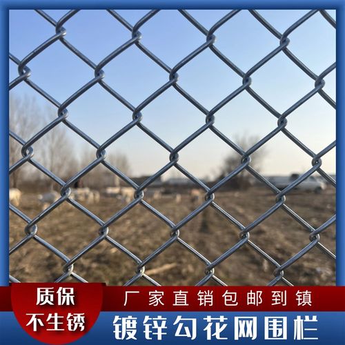 优选镀锌铁丝网围栏勾花网养殖牛栏网护栏网养鸡防护隔离网养狗钢
