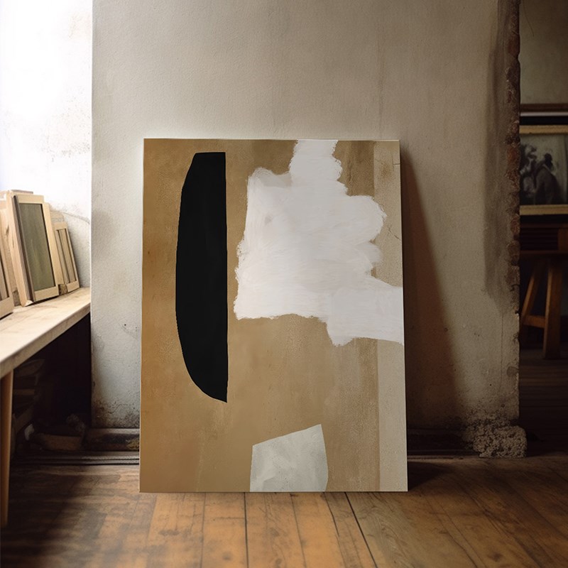 优选侘寂风客厅挂画高级感抽象沙发背景墙装饰画极简民宿大幅落地