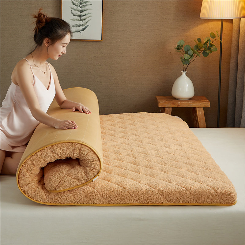 优选羊羔绒保暖床垫榻榻米0.9m1/1.2/1.35/1.5/1.8x1.9*2米软褥子