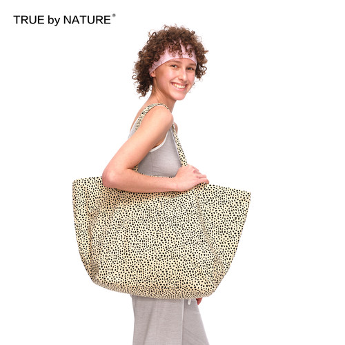 TRUEbyNATURE豹纹托特包