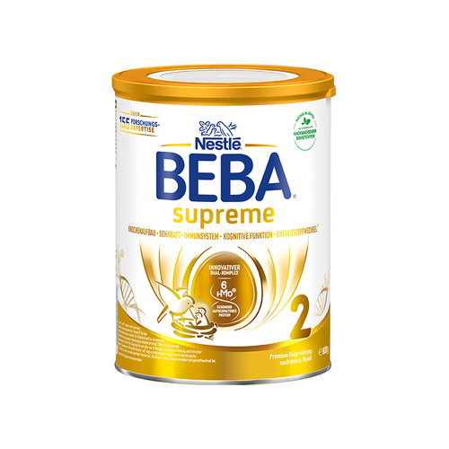 德国雀巢BEBA贝巴至尊新版SUPREME六种HMO高端婴幼儿奶粉2段进口