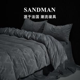 牛奶绒四件套加厚保暖床单被套床上用品 SANDMAN高端EUR大皇宫冬季