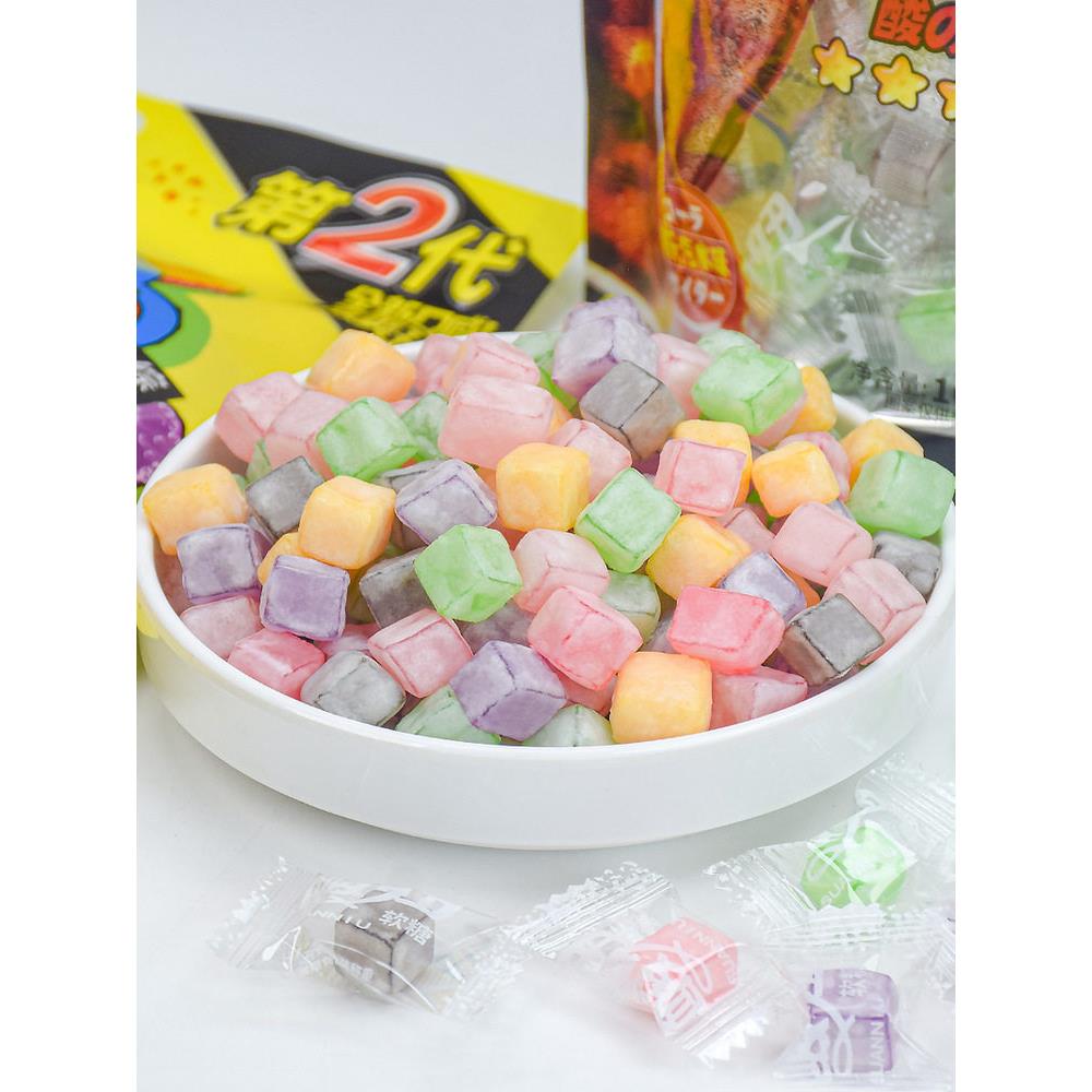 酸妞二代软糖独立包装童年零食大号组合糖果plus版儿童果冻大礼包