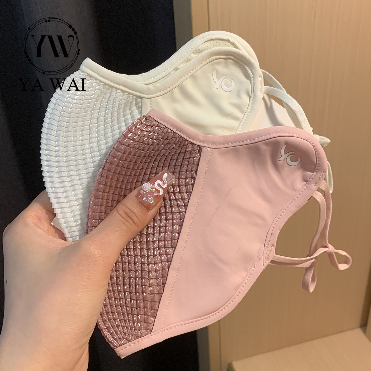 motion Riding Sunscreen Mask female Spring and summer ultraviolet-proof men and women outdoors Ride breathable three-dimensional Ice silk Mask