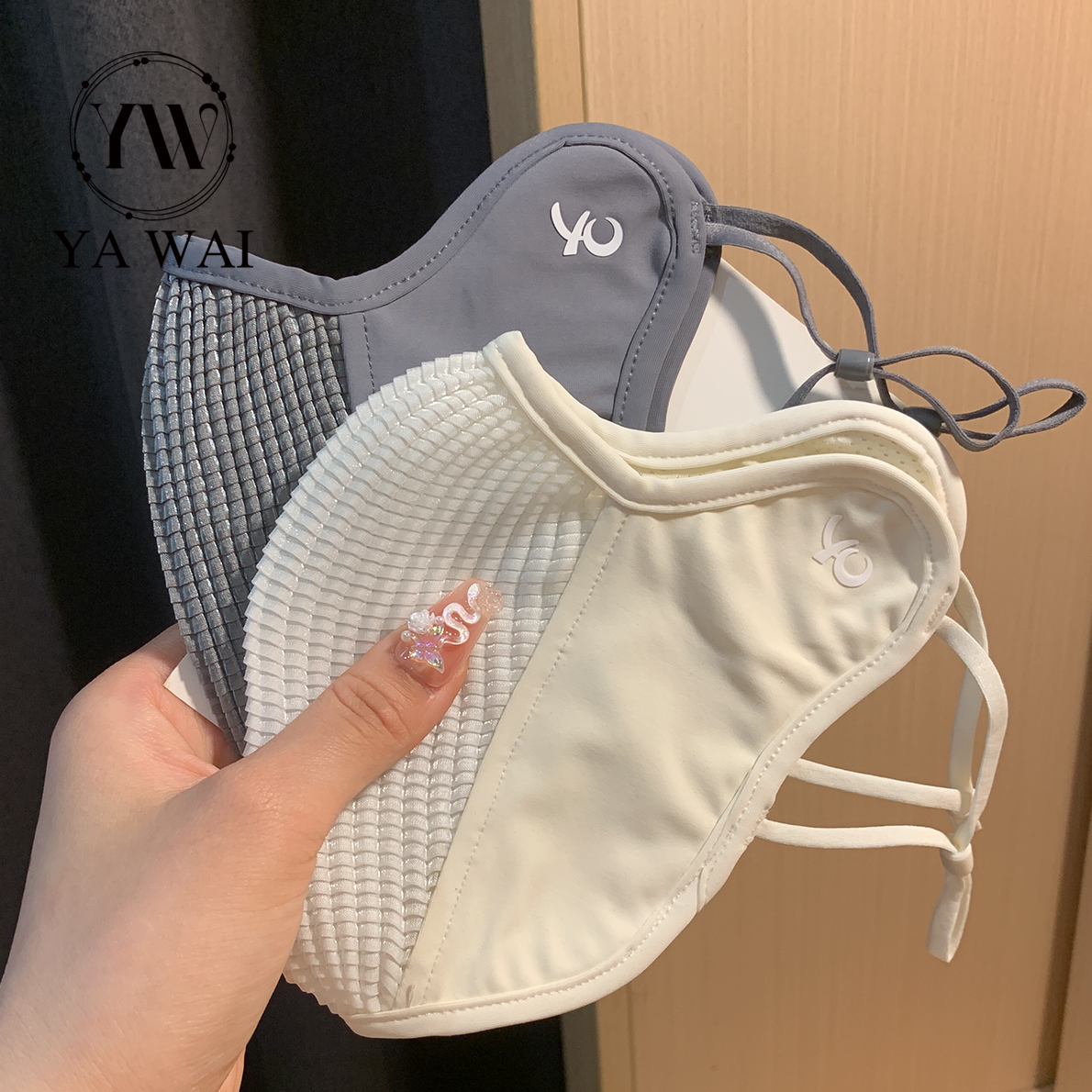 motion Riding Sunscreen Mask female Spring and summer ultraviolet-proof men and women outdoors Ride breathable three-dimensional Ice silk Mask