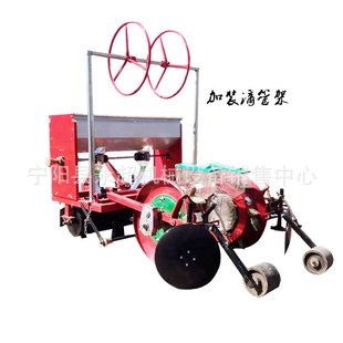 免打孔铺膜玉米播种机 油菜谷子高粱铺膜播种机4行玉米铺膜播种机