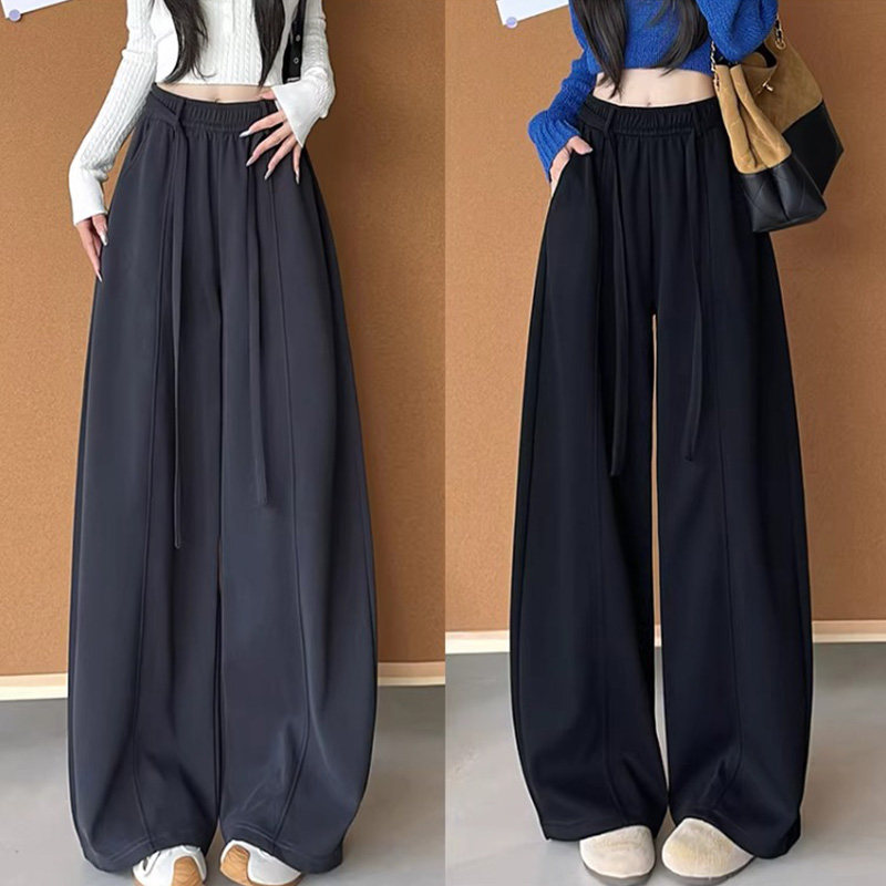 灯芯绒阔腿裤女2026新款秋冬休闲小个子宽松显瘦垂感直筒弯刀裤子,女装/女士精品,休闲裤,淘宝优惠券,粉丝福利购,淘宝优惠卷