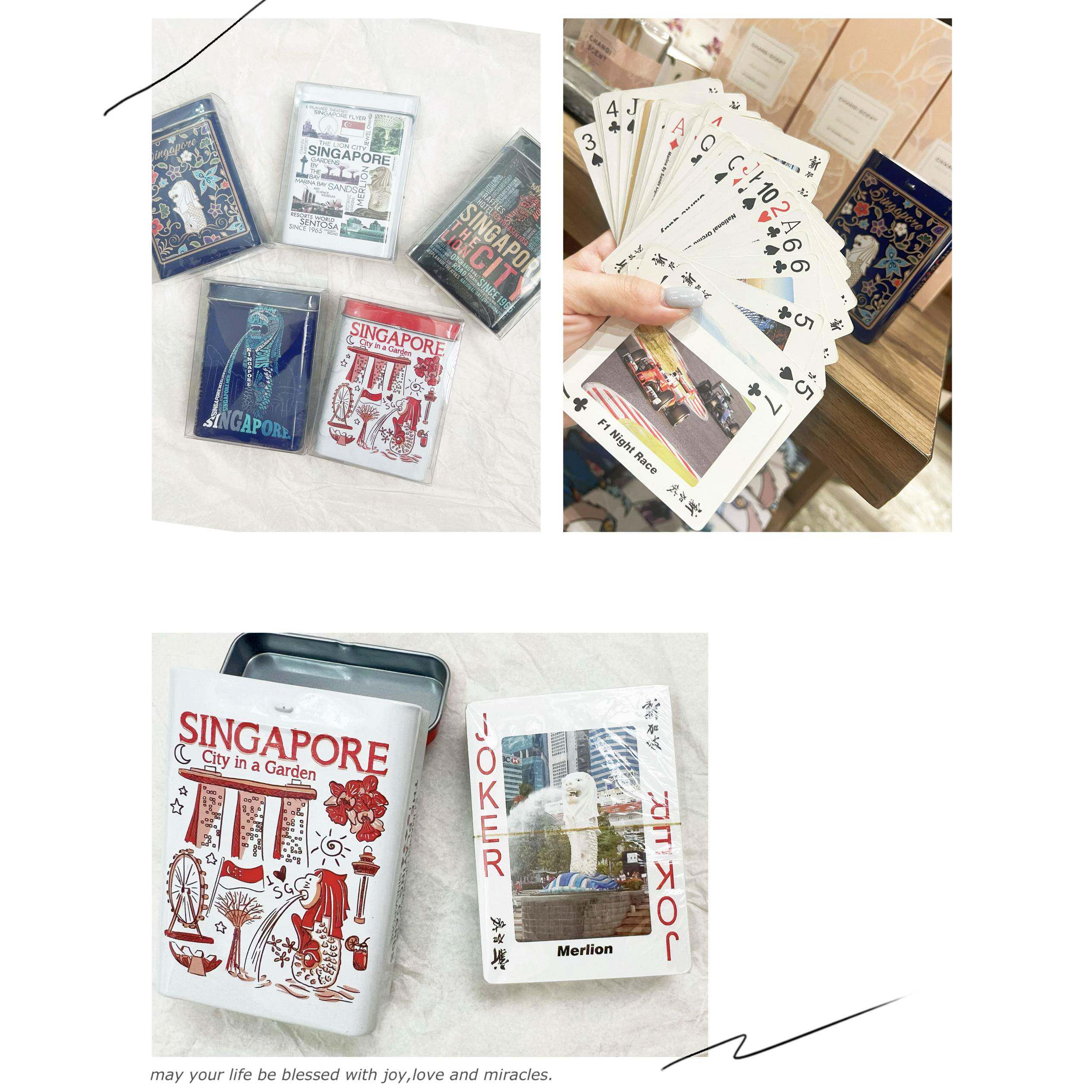 现货新加坡旅游纪念品手信礼特色景点地标图案Playing cards扑克