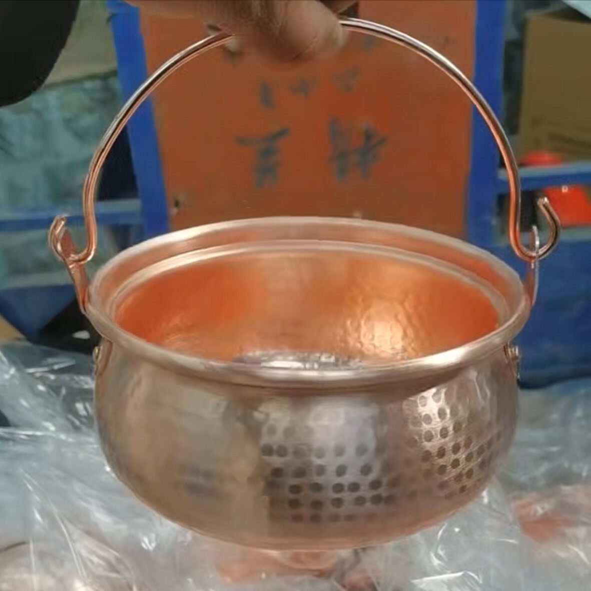 单人铜火锅一人米线铜锅洋芋焖饭铜锅电磁炉瓦斯炉铜火锅