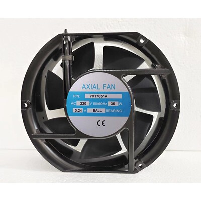 全新YX17051A 220V FM HLK17251A2HBL 17CM电焊机柜通风机AXIAL F