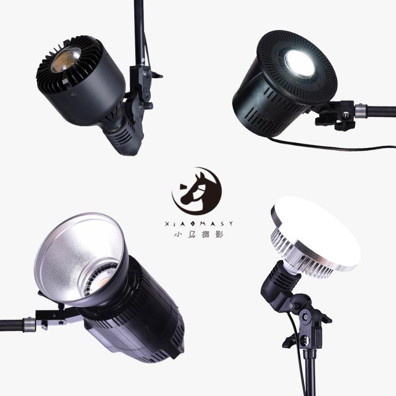 补光灯灯泡调光灯 E27摄影拍照补光灯遥控灯暖色柔光灯视频常亮灯