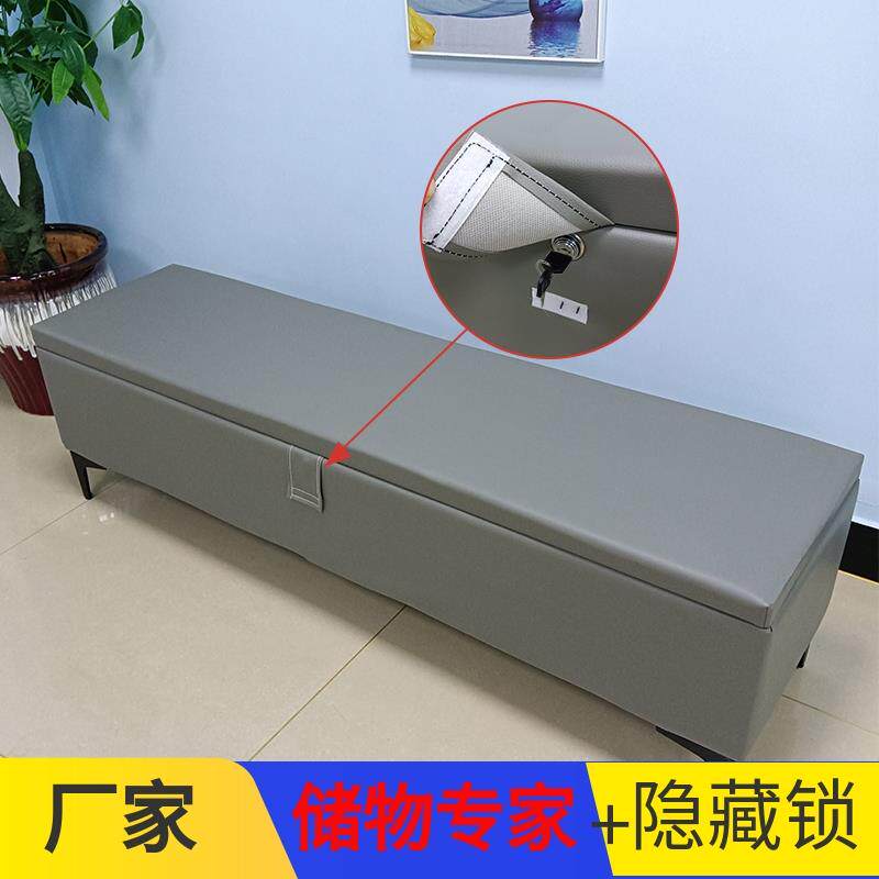 带加锁装娃娃收纳箱保密小沙发储物隐藏箱子装实体硅胶柜凳子储存
