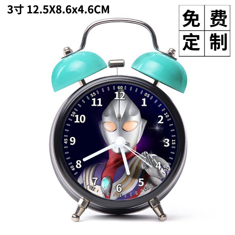 X款33超人力霸王闹钟玩具发图定做男孩女孩生日礼物益智音乐奖品