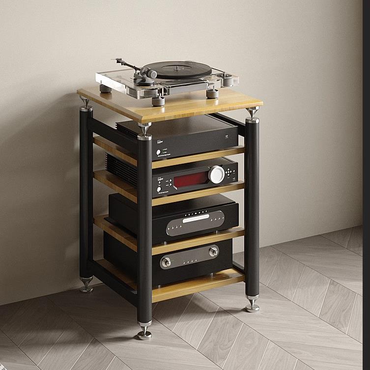 都克HIFI功放机柜音响架功放架音响放置架黑胶唱机架避震音响柜